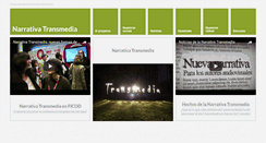 Desktop Screenshot of narrativatransmedia.com